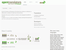 Tablet Screenshot of opentranslators.org